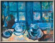 ludvig karsten The Blue Kitchen china oil painting artist